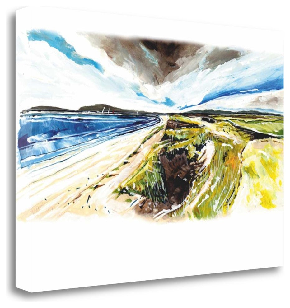 "Beach VIew" By Stuart Roy, Giclee Print on Gallery Wrap Canvas, Ready to Hang