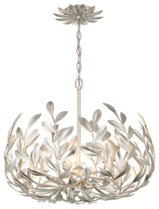 Broche 5-Light Chandelier, Antique Silver