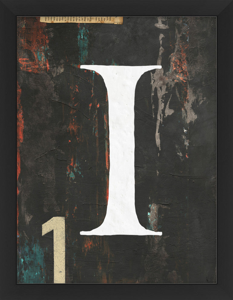 Alphabet "I", Giclee Reproduction Artwork