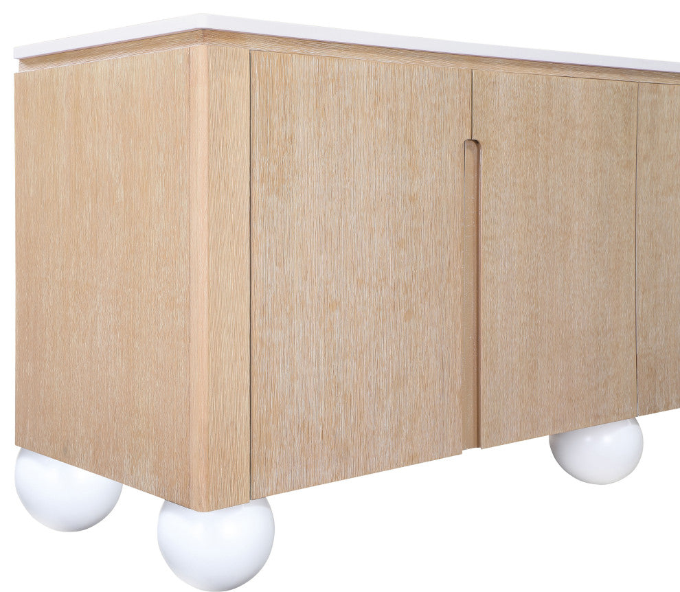 Cardiff Sideboard/Buffet, Natural/White