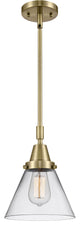 Innovations Lighting 447-1S-AB-G42 Large Cone 1 Light 8" Mini Pendant