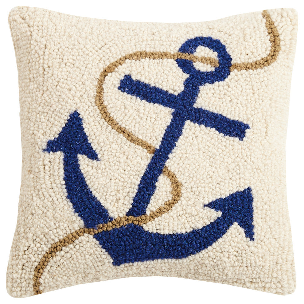 Anchor & Rope Hook Pillow