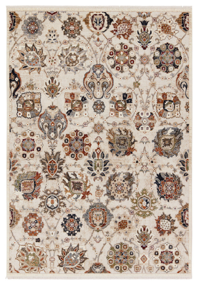 Vibe Althea Floral Cream/Multicolor Area Rug 10'X14'