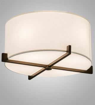 17 Wide Cilindro Structure Flushmount