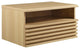 Modway Render 1-Drawer Wall-Mount Modern Wood Nightstand in Oak
