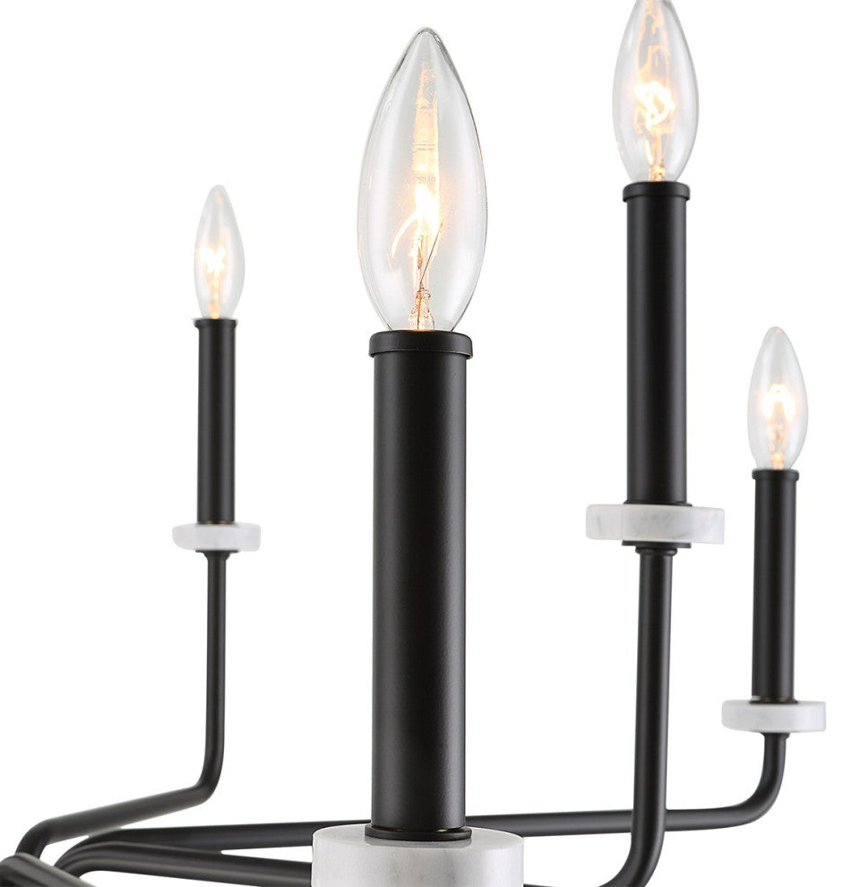 Uttermost Ebony Elegance 8-Light Chandelier 21353