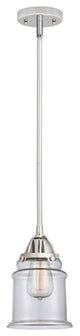 Canton Mini Pendant, Polished Chrome, Clear, Clear
