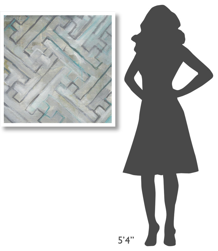 "Tile Element IV" Digital Paper Print by Danhui Nai, 32"x32"