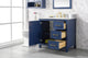 36" Single Sink Vanity Cabinet, Blue