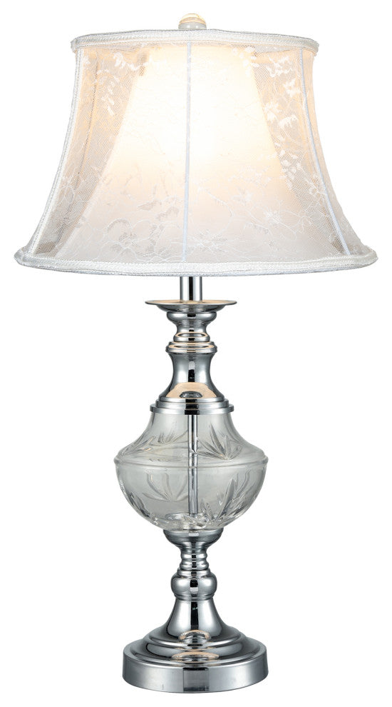 Frosted Murray Crystal Table Lamp
