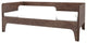 Perch Toddler Bed, Walnut and White