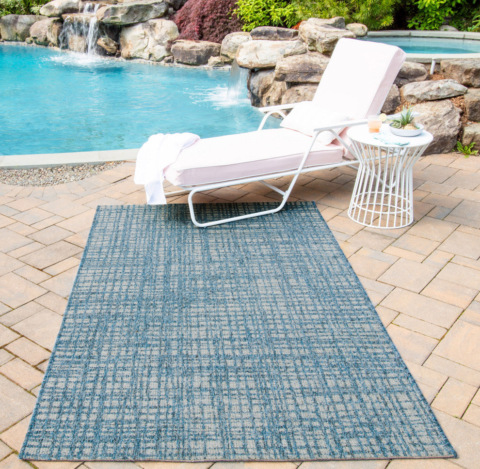 Momeni Como COM-6 Area Rug, Blue , 7'10"x10'10"
