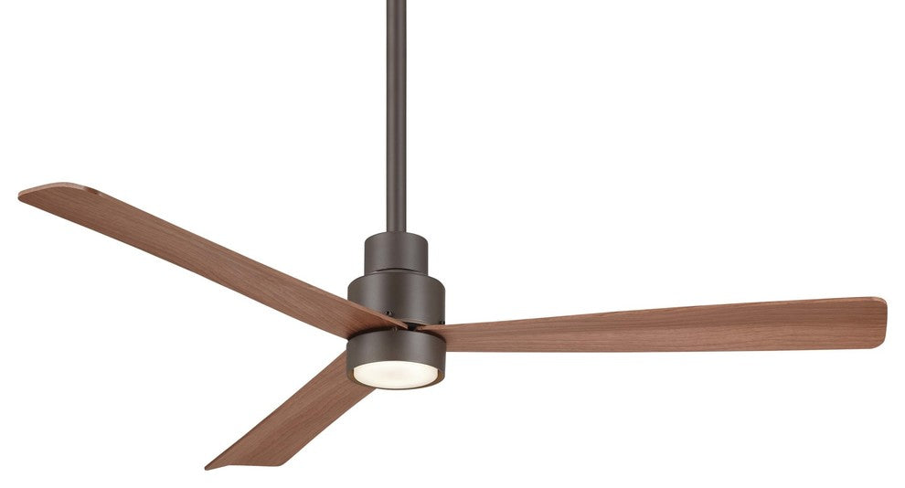 MinkaAire White Simple 52" 3-Blade Indoor / Outdoor Ceiling Fan w/ Remote