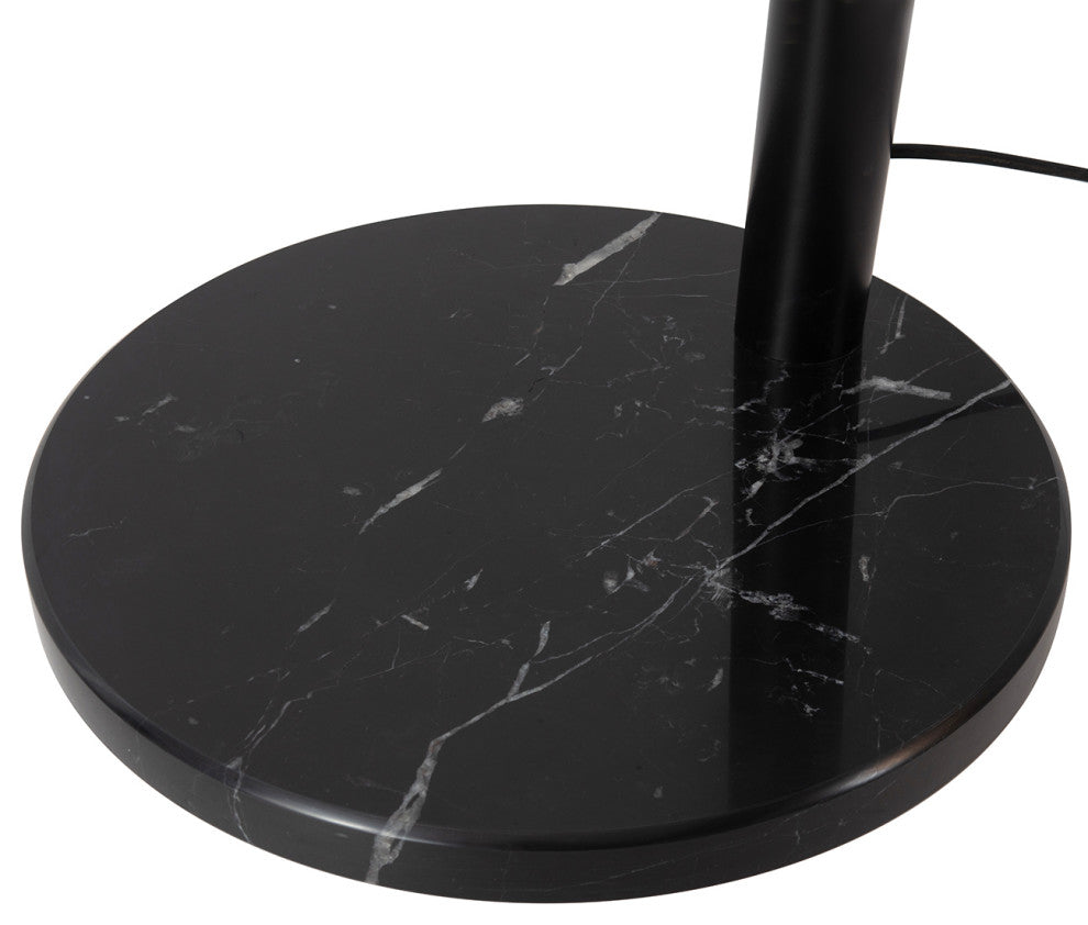 Amarillo 3 Light Arc Floor Lamp - Matte Black