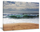 "Large Blue Waves and Blue Sky" Seashore Canvas Print, 20"x12"