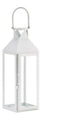 White Manhattan Candle Lantern