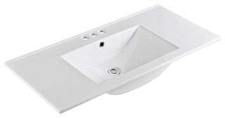 48" Single Sink Ceramic Top