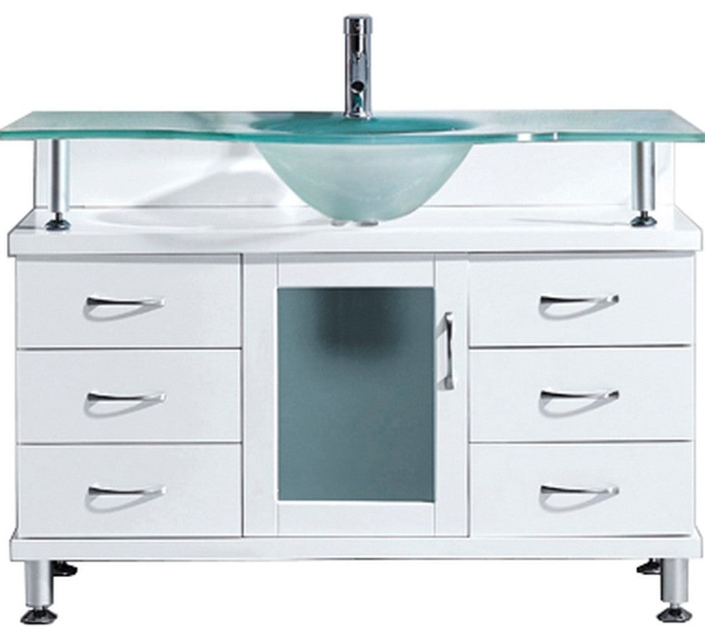 Virtu Vincente 48" Single Bathroom Vanity, Espresso