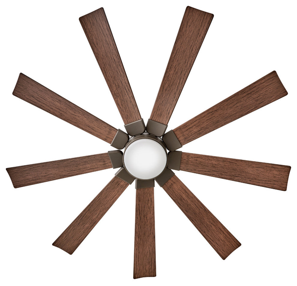 Hinkley Turbine 60" Integrated LED Ceiling Fan, Metallic Matte Bronze