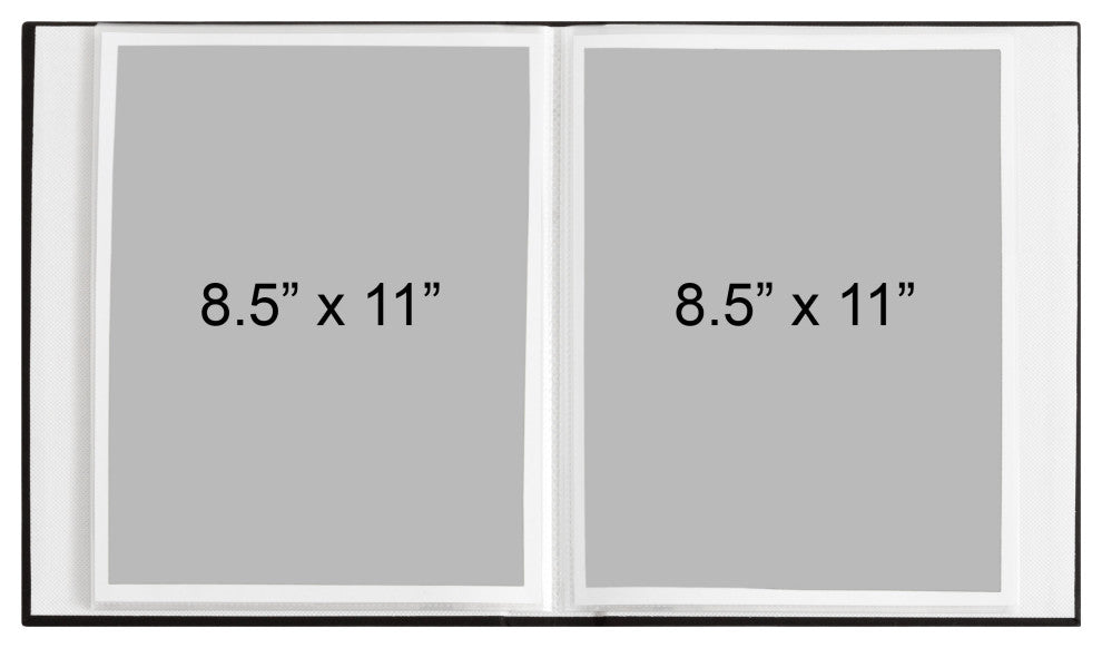 Cydney Set of 4 Fabric Photo Albums, Black 40 Photos