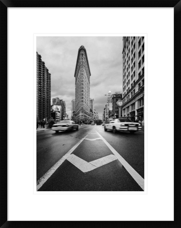 "Taxiiii" Framed Digital Print by Javier De La, 19x24"