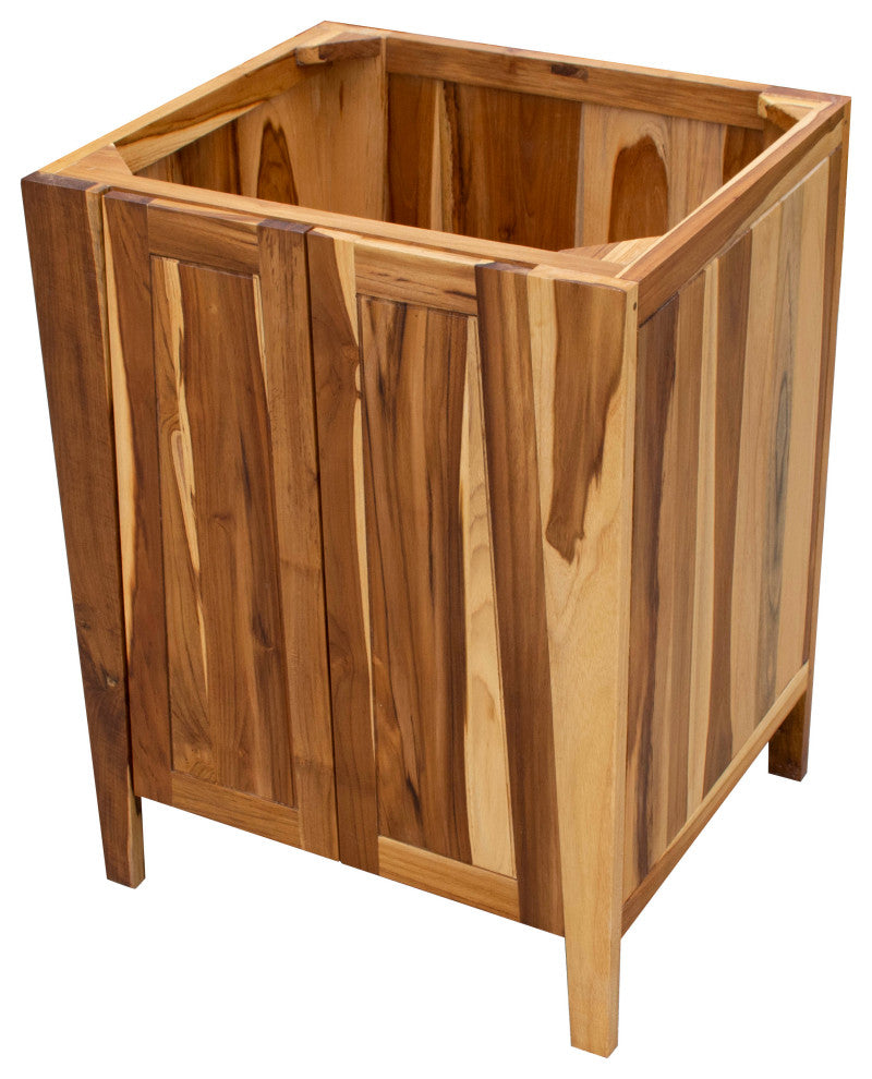 EcoDecors Significado 24" Teak Free Standing Vanity in Natural