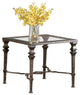 Lido Square End Table - Burnished Bronze