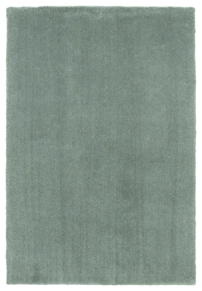 KAS Bliss 1565 Slate Shag Area Rug, 3'3" x 5'3"