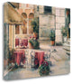 "Plaza Cafe" By Marilyn Hageman, Giclee Print on Gallery Wrap Canvas