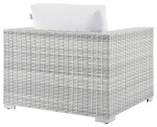 Convene 3-Piece Outdoor Patio Set - Light Gray White
