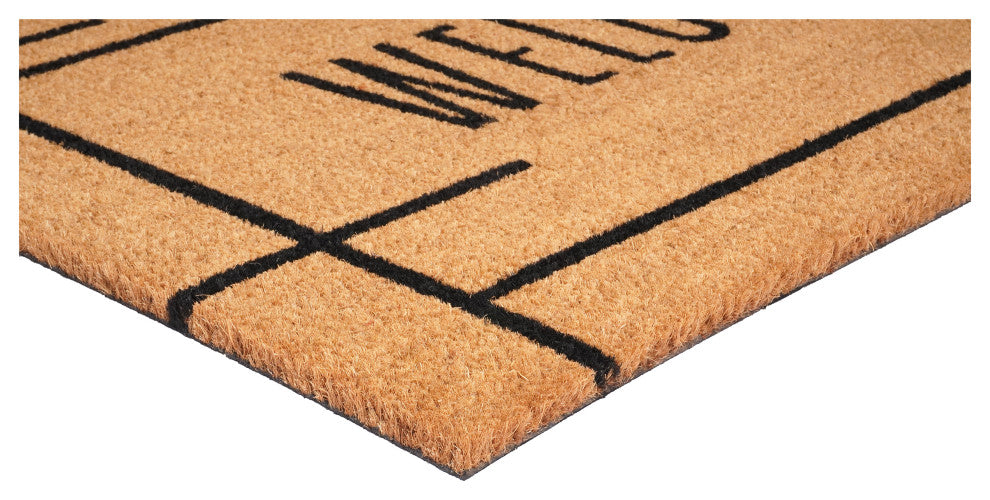 Calloway Mills Modern Natural Welcome Doormat, 30x48