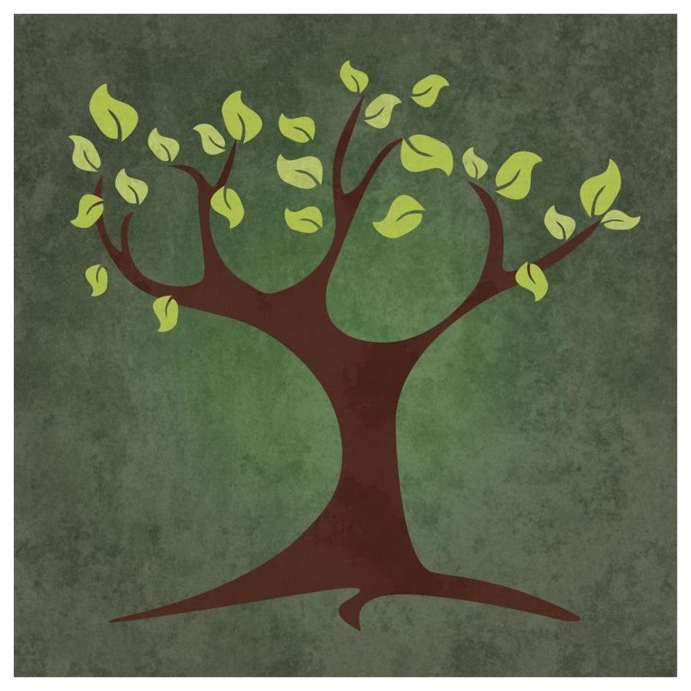 "Tree Summer" Digital Paper Print by BG.Studio, 42"x42"