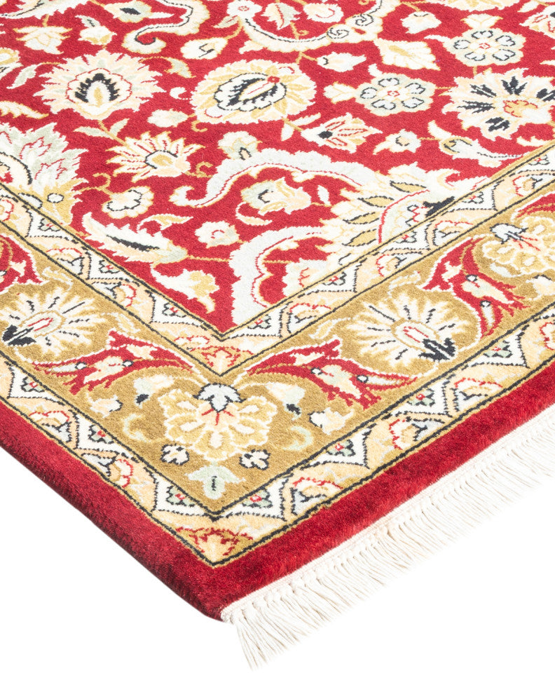 Mogul, One-of-a-Kind Hand-Knotted Area Rug Red, 3'2"x5'4"