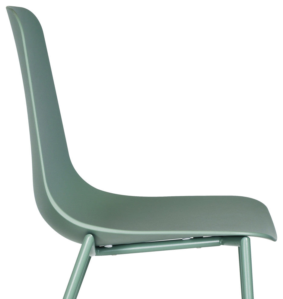 Poly and Bark Isla Chair, Pistachio Green, Set of 4