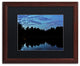 Jason Shaffer ''Findlay Night'' Matted Framed Art, Wood Frame, Black Mat, 20x16