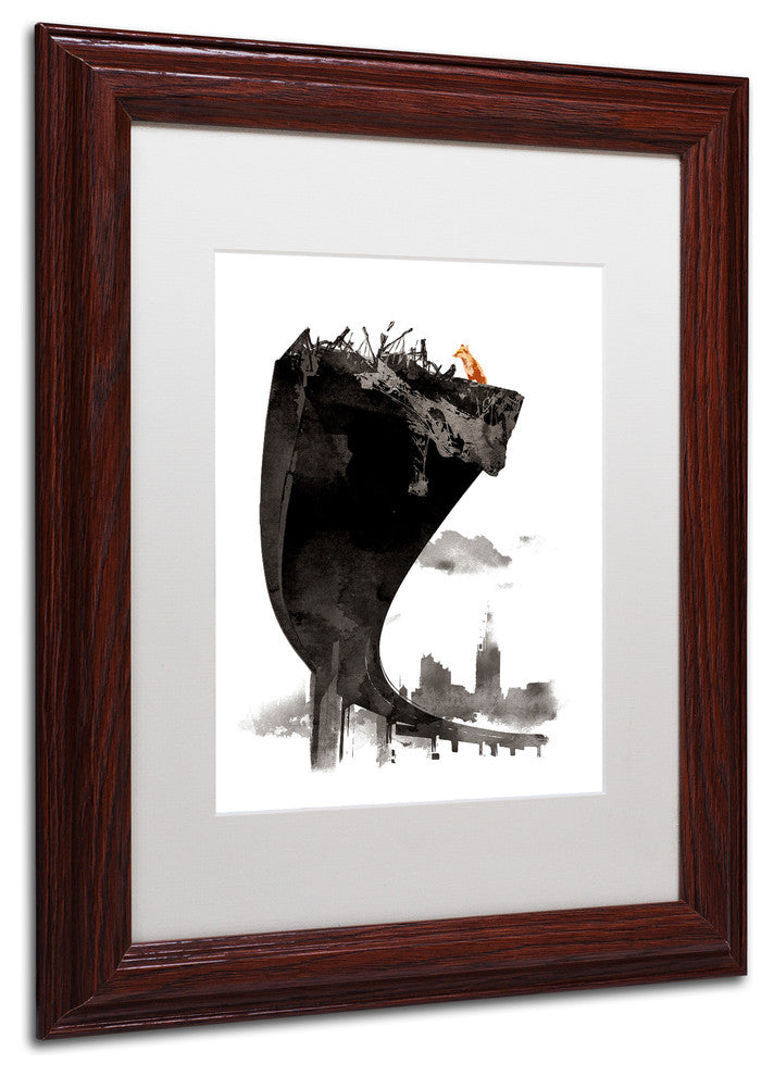 Robert Farkas 'The Last Of Us' Art, Wood Frame, White Mat, 14x11