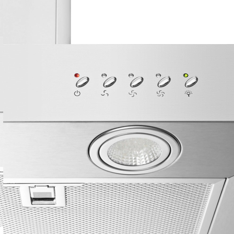 Blue Ocean 30" RH10I Stainless Steel Island Mount Kitchen Range Hood, 760 CFM