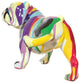 Interior Illusions Plus Graffiti Bull Dog With Leg Up, 10" Long