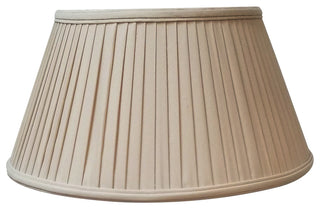 Royal Designs 6-Way/Side Pleat Basic Lampshade, Beige, 13x19x10.5