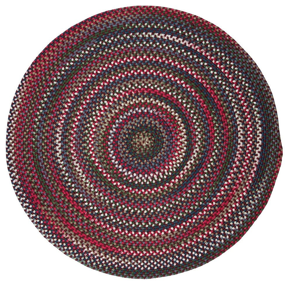 Chestnut Knoll CK77 Amber Rose Traditional Area Rug, Round 10'x10'