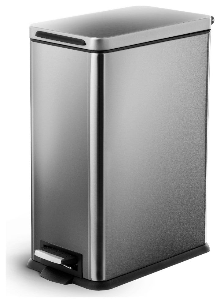 Home Zone Living 4.4 Gallon Kitchen Trash Can, 16.7 Liter