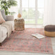 Machine Washable Jaipur Living Pippa Medallion Pink/Light Blue Area Rug, 6'x9'