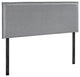 Camille King Upholstered Fabric Headboard
