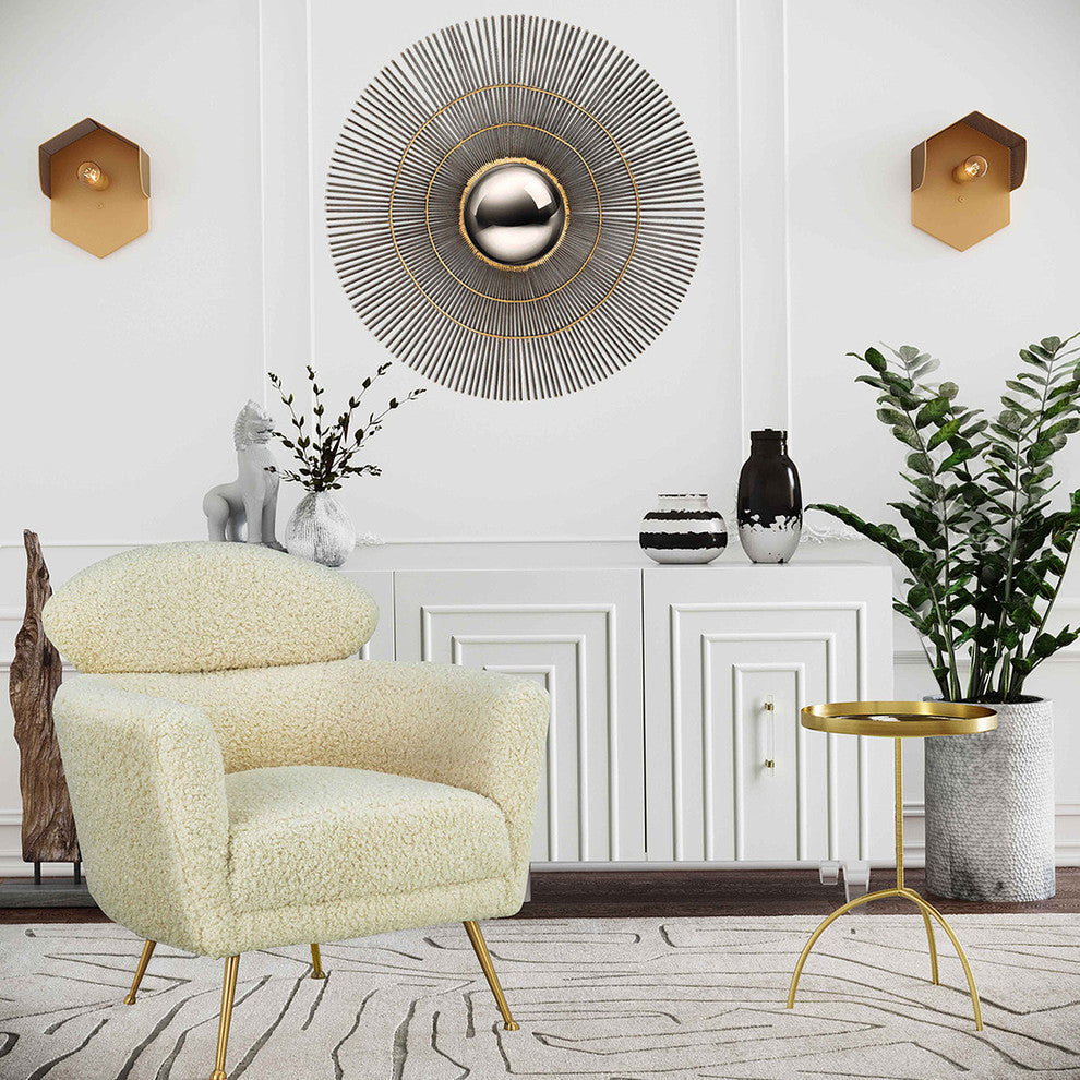Famke White Lacquer Buffet - White