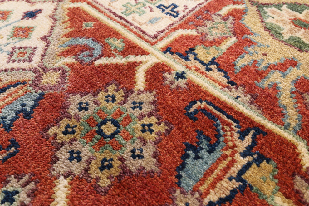 6' 1" X 8' 10" Heriz Serapi Handmade Wool Rug - Q16009