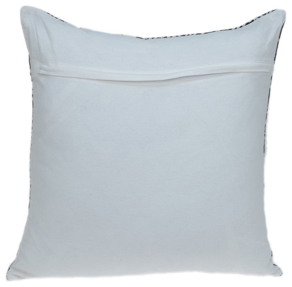Black and White Modern Throw Pillow