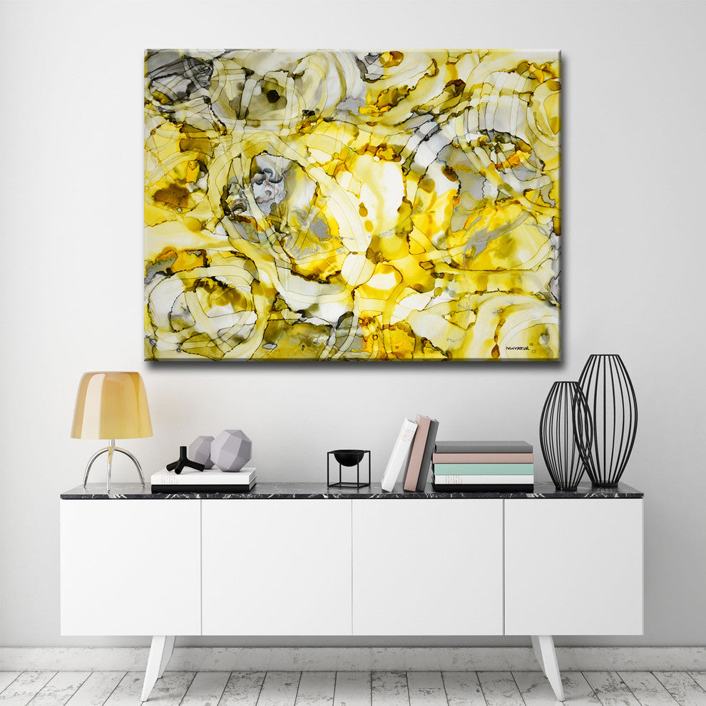 Ready2Hangart 'Moon And Stars' By Norman Wyatt, Jr. Canvas Art, 20" Hx30"