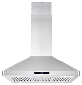 4-Piece, 36" Range, 36" Island Range Hood, 24" Dishwasher and Refrigerator