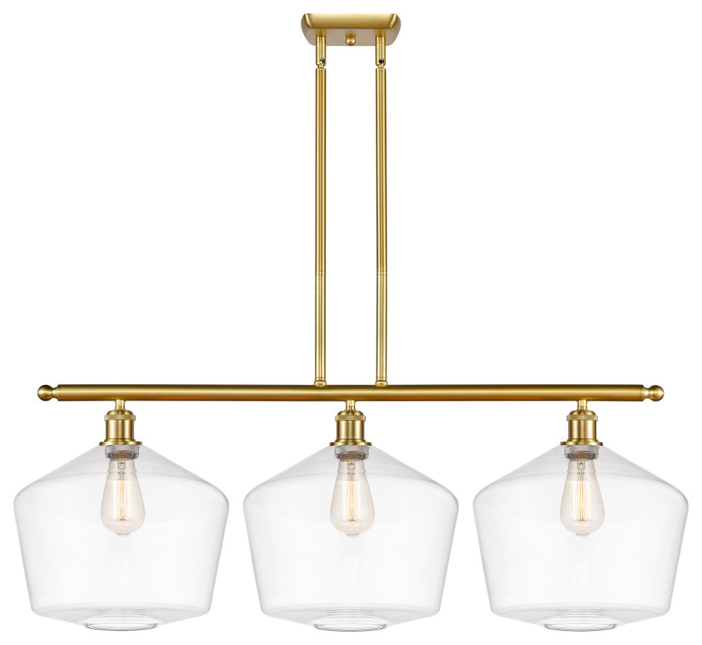 Innovations 516-3I-SG-G652-12-LED 3-Light Island Light, Satin Gold