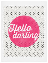 Deny Designs Allyson Johnson Hello Darling Dots Art Print